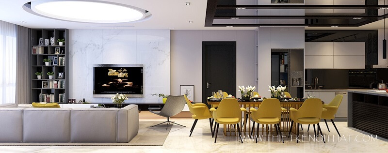 Thiết kế chung cư hiện đại đang được nhiều gia đình yêu thích và lựa chọn với cách bố trí nội thất hợp lí khoa học Mẫu nội thất chung cư hiện đại đẹp