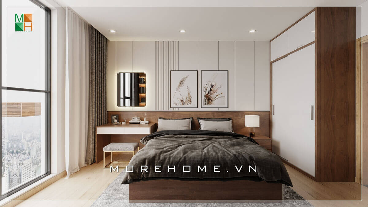 Mẫu giường ngủ biệt thự hiện đại đẹp cuốn hút và ấn tượng