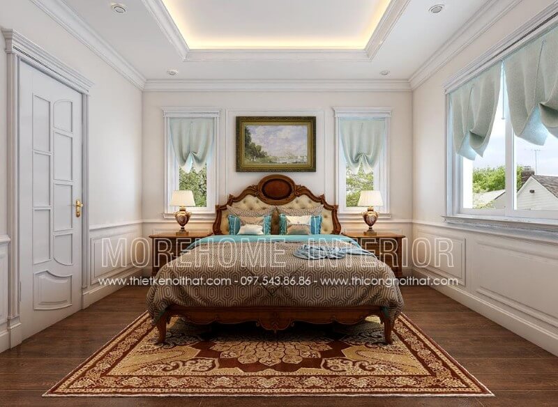 Giường ngủ biệt thự Giường ngủ biệt thự